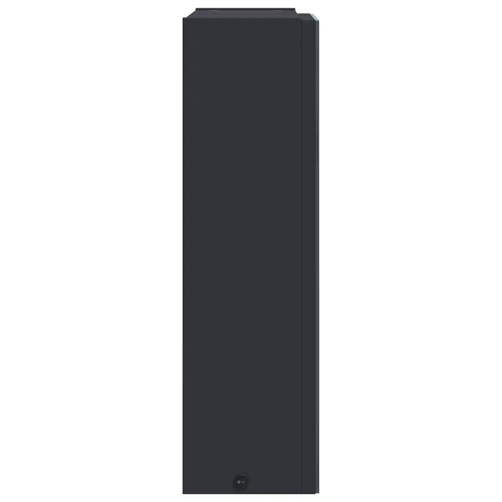 Armadietto Bagno | Armadio da bagno con Specchio e LED Grigio Chiaro 45x13x52 cm