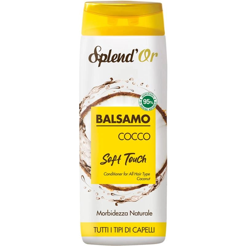 SPLENDOR BALSAMO 300ML COCCO MORBIDEZZA NATURALE PER TUTTI I TIPI DI CAPELLI