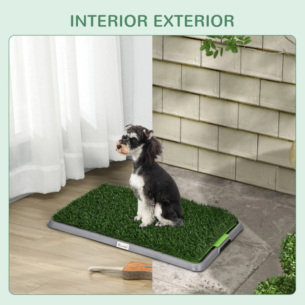 Toilette per Cani con Erba Artificiale ¨C Xylo ¨C Verde 67x41x3,5 cm