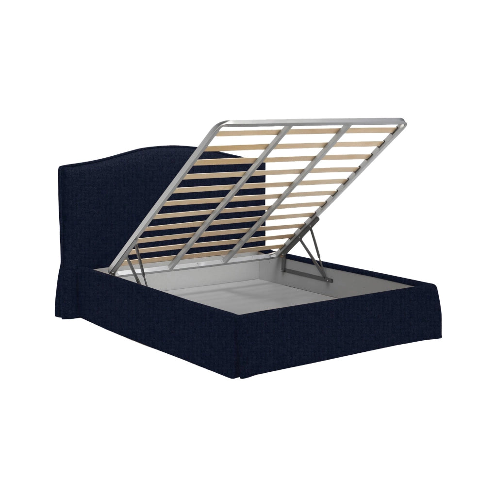 Eccles, Letto Singolo Sfoderabile Made in Italy, Viola Scuro