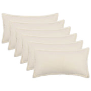 Federa 6 pcs HOUTEN Crema 40 x 70 cm Bouclé 917841