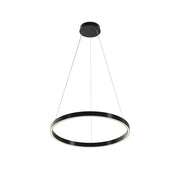 Maytoni Sospensione Moderna Rim 1 luce LED integrato nero metallo