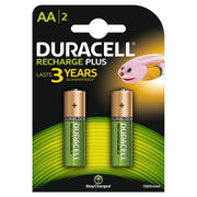 PILA STILO AA DURACELL PLUS +100 2PZ RICARICABILE