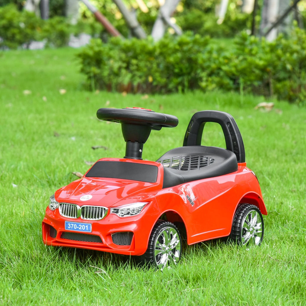 Macchinina per Bambini Cavalcabile con Volante ¨C Minimal ¨C Rosso