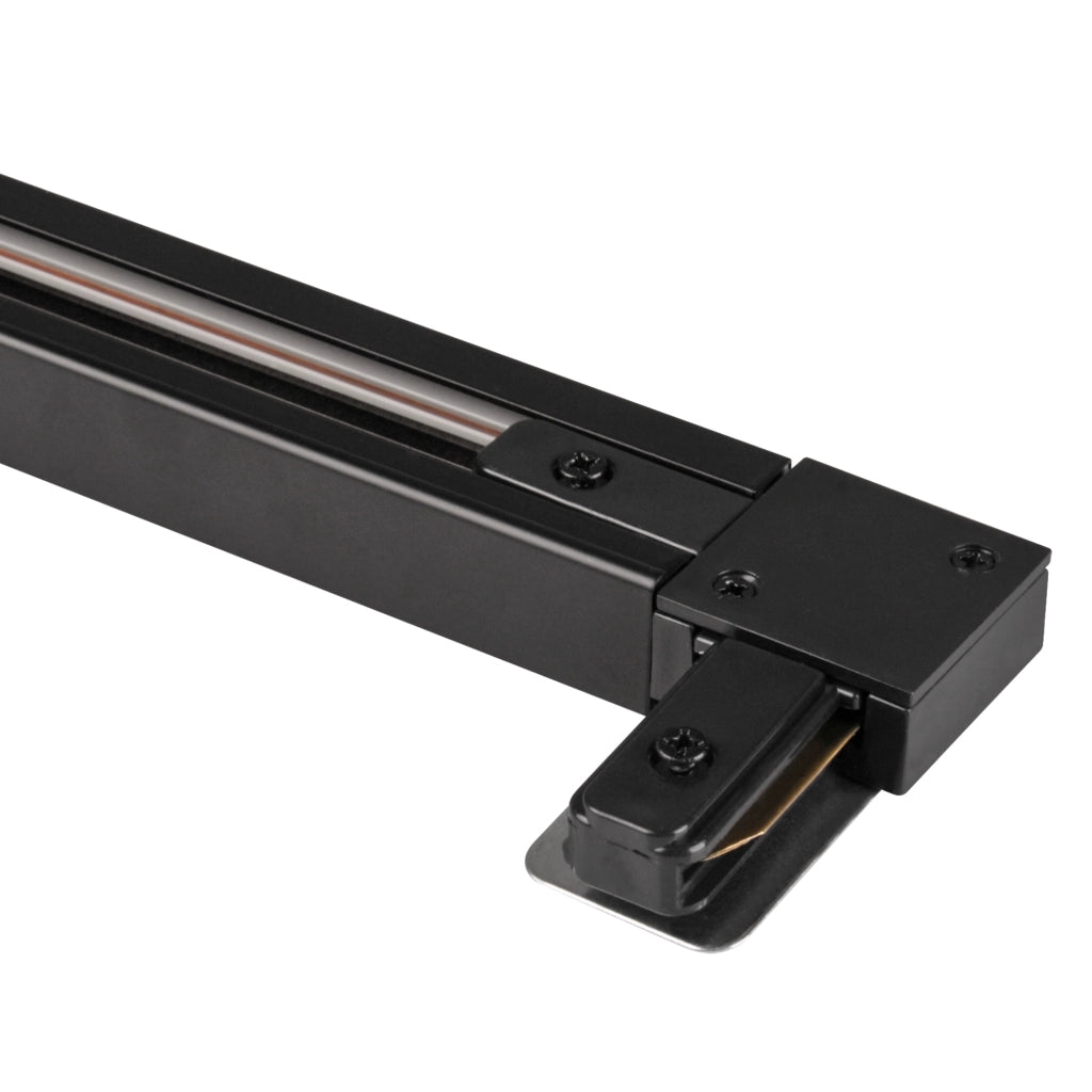 Connettore angolare nero per binario Polux 321879 IP20