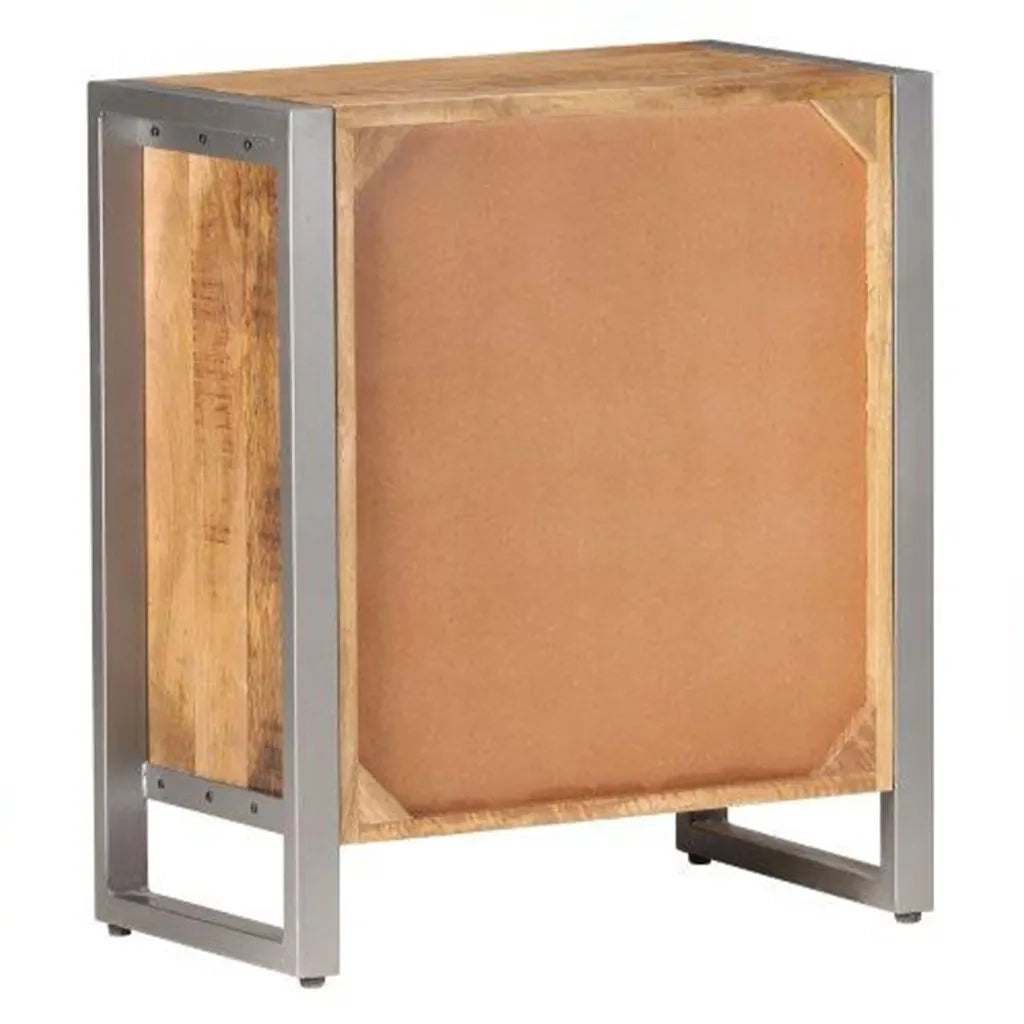Credenza 60x35x70 cm in Legno di Mango Grezzo 323485