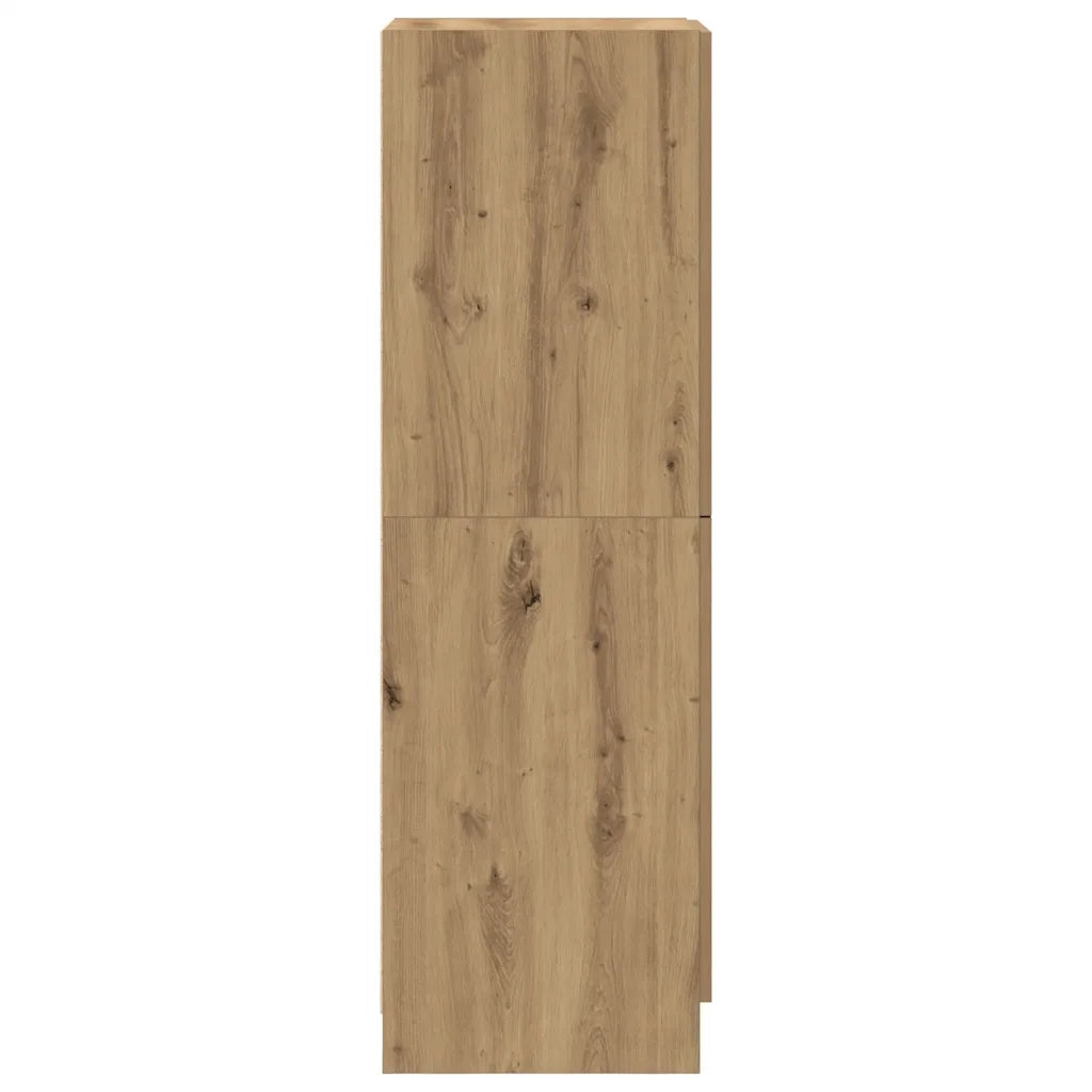 Armadietto Cucina Rovere Artigianale 38x41,5x131,5 cm in Legno 860120
