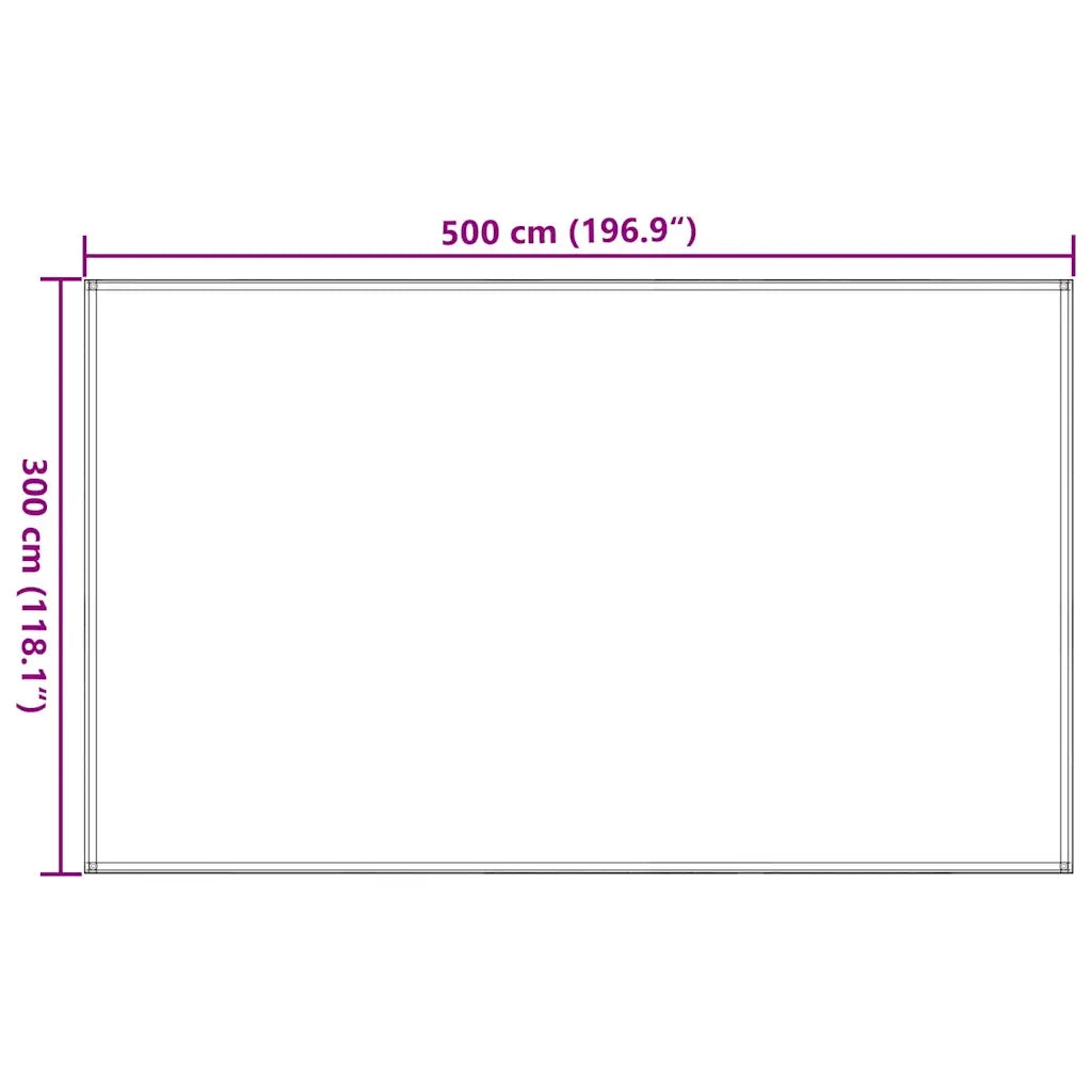 Tappeto da Tenda 300x500 cm Antracite 91265