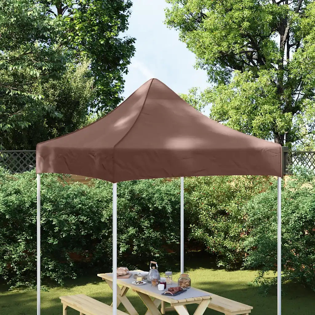 Tetto per Tendone per Feste 2x2 m Marrone 270 g/m2 CFW1863004