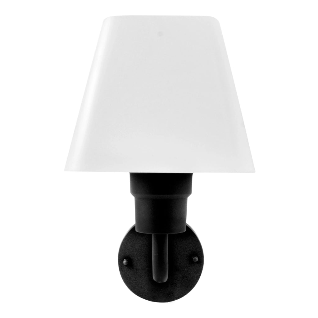 Applique esterno GIZA 312259 E27 IP44 bianco/nero Polux