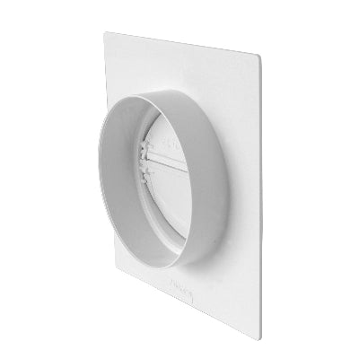 PLACCA PASSAGGIO A MURO TUBO TONDO- Diam. 100 mm- FIRST- pezzi 1