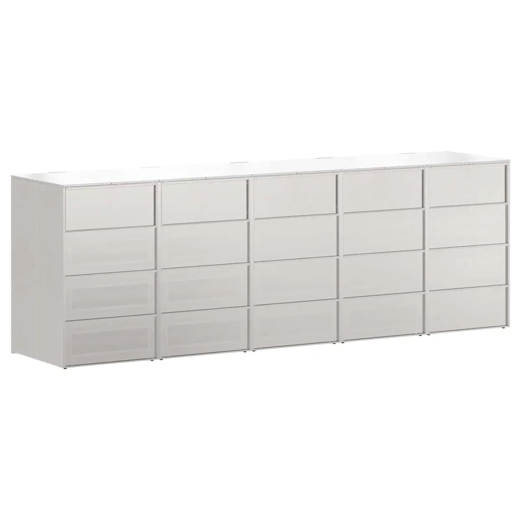 Contenitore per Rifiuti per 3 Bidoni 340 x 77.5 x 115.5 cm 3394791