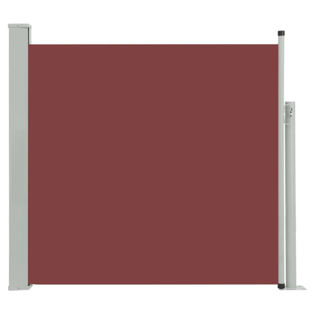 Tenda da sole laterale retrattile/schermo privacy per patio giardino terrazza balcone 170 x 300 cm marrone 02_0007315