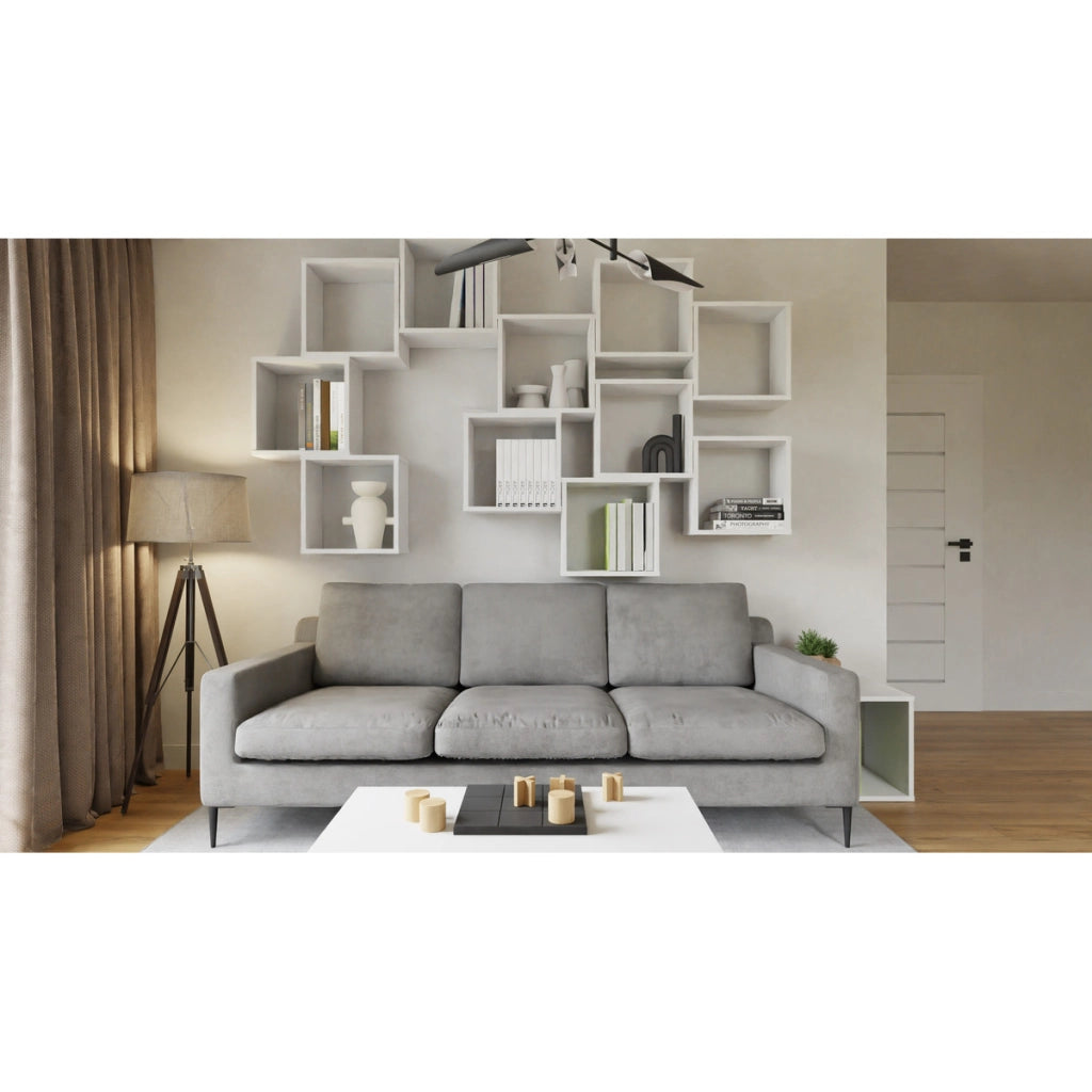 Libreria modulare Modus 1x1 a cubo bianca