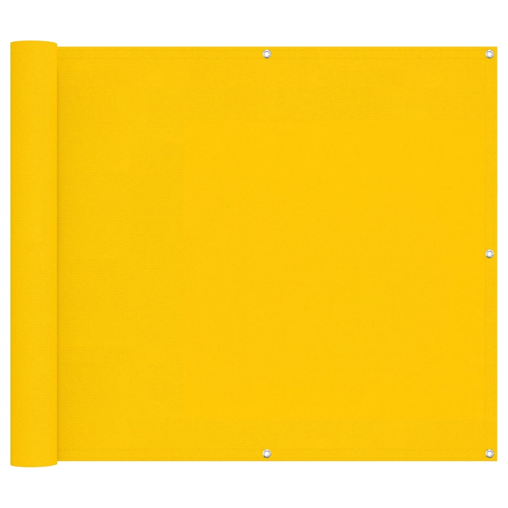 Schermo da balcone Giallo 100 x 700 cm Tessuto Oxford 42030796