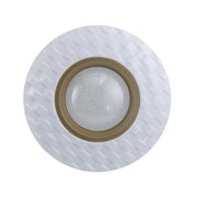 Plafoniera LED rotonda Italux BUMI bianco oro Ø48 48W