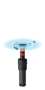 MICROIRRIGATORE A SCOMPARSA PER GIARDINO 360 GRADI FILETTO 1/2 POLLICE CLABER