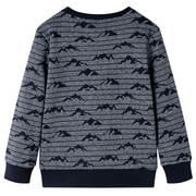 Felpa per Bambini Blu Marino M¨¦lange 128