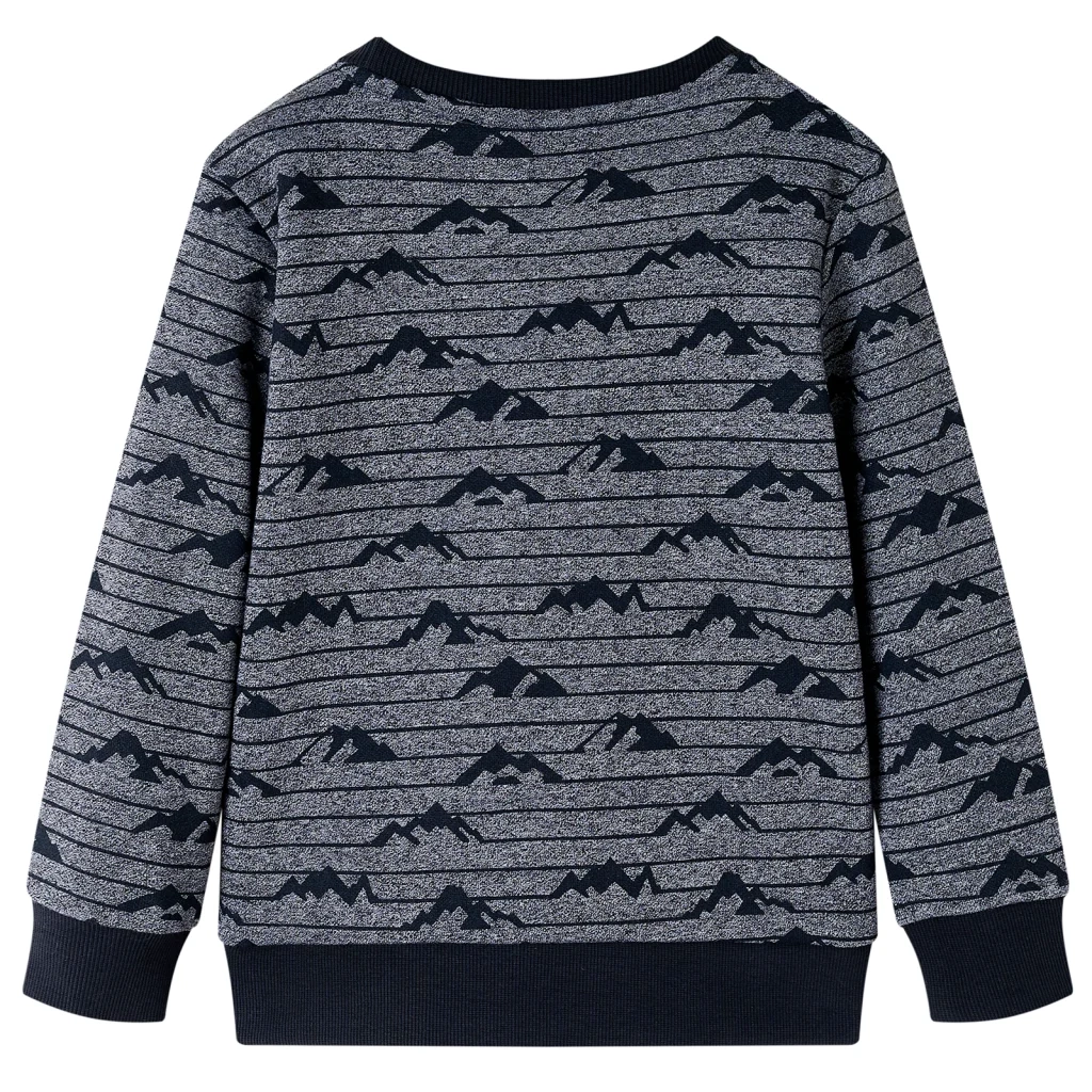 Felpa per Bambini Blu Marino M¨¦lange 128