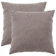 Federa 2 pcs HEERLEN Grigio Chiaro 65 x 65 cm Bouclé 912957