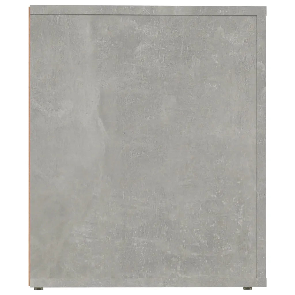 Comodini 2 pz-Set di 2 Tavolino da notte Grigio Cemento 50x39x47 cm