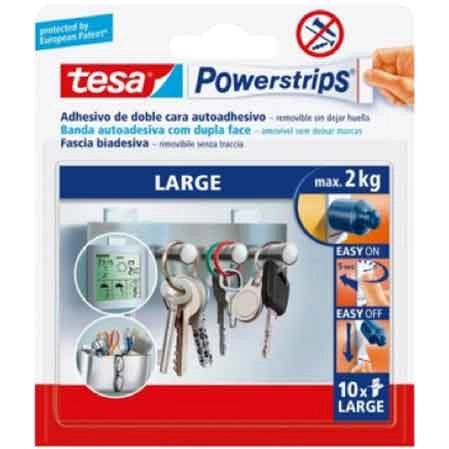 STRISCE 'POWERSTRIPS®' LARGE '10' 10 strisce - TESA