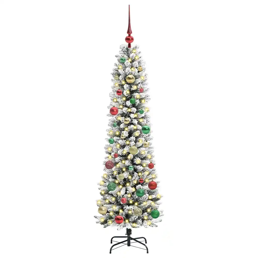 Albero di Natale artificiale con 150 LED Bianco 150 cm 3396101