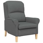Poltrona | Sedia Relax Grigio scuro Tessuto