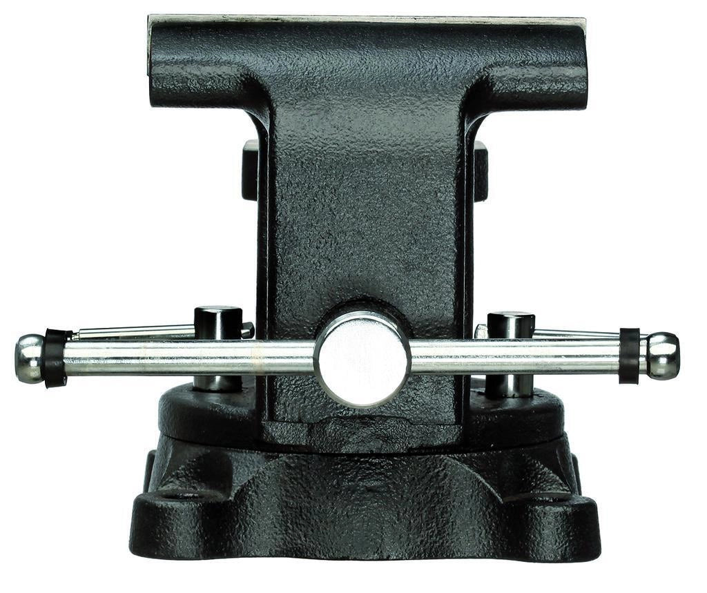 Gedore R93800150 Morsa da banco girevole con ganasce 150 mm forza serraggio 25 kN mandrino tubi 13,5-56 mm colore Nero
