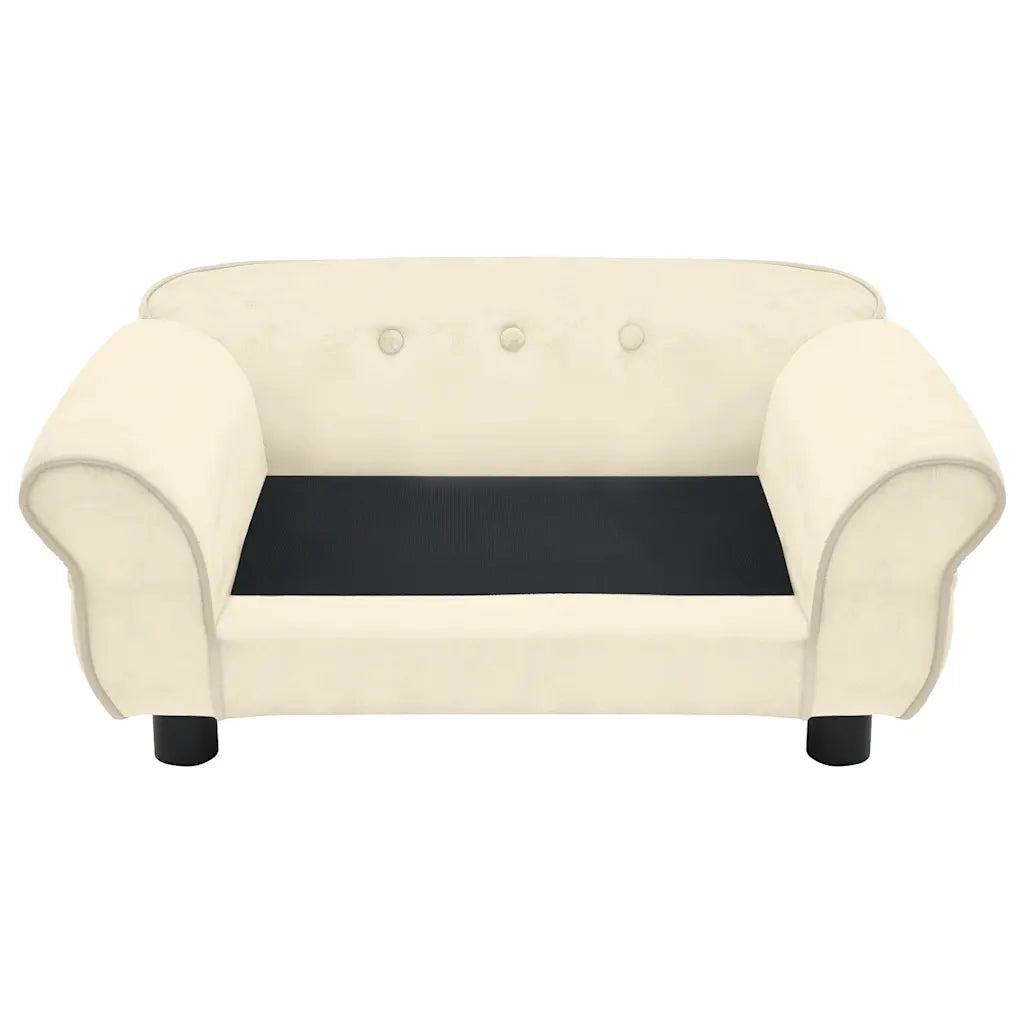 Divano per Cani Crema 72x45x30 cm in Peluche cod mxl 53420