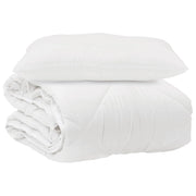 Piumone | Duvet con cuscino 2 pz Bianco Microfibra