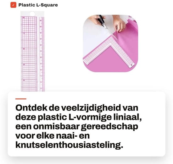 Misuratore di tessuto - Leggero - In plastica - Multifunzionale - Per disegno di abbigliamento - Marcature chiare - Materiale duraturo - Righello per disegno