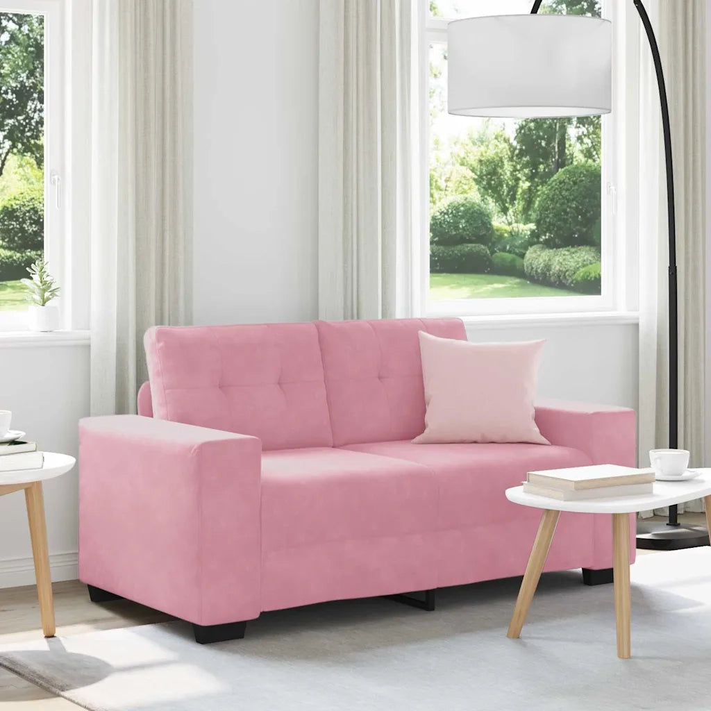 | Divano a due posti | con cuscino Rosa Velluto 4105113