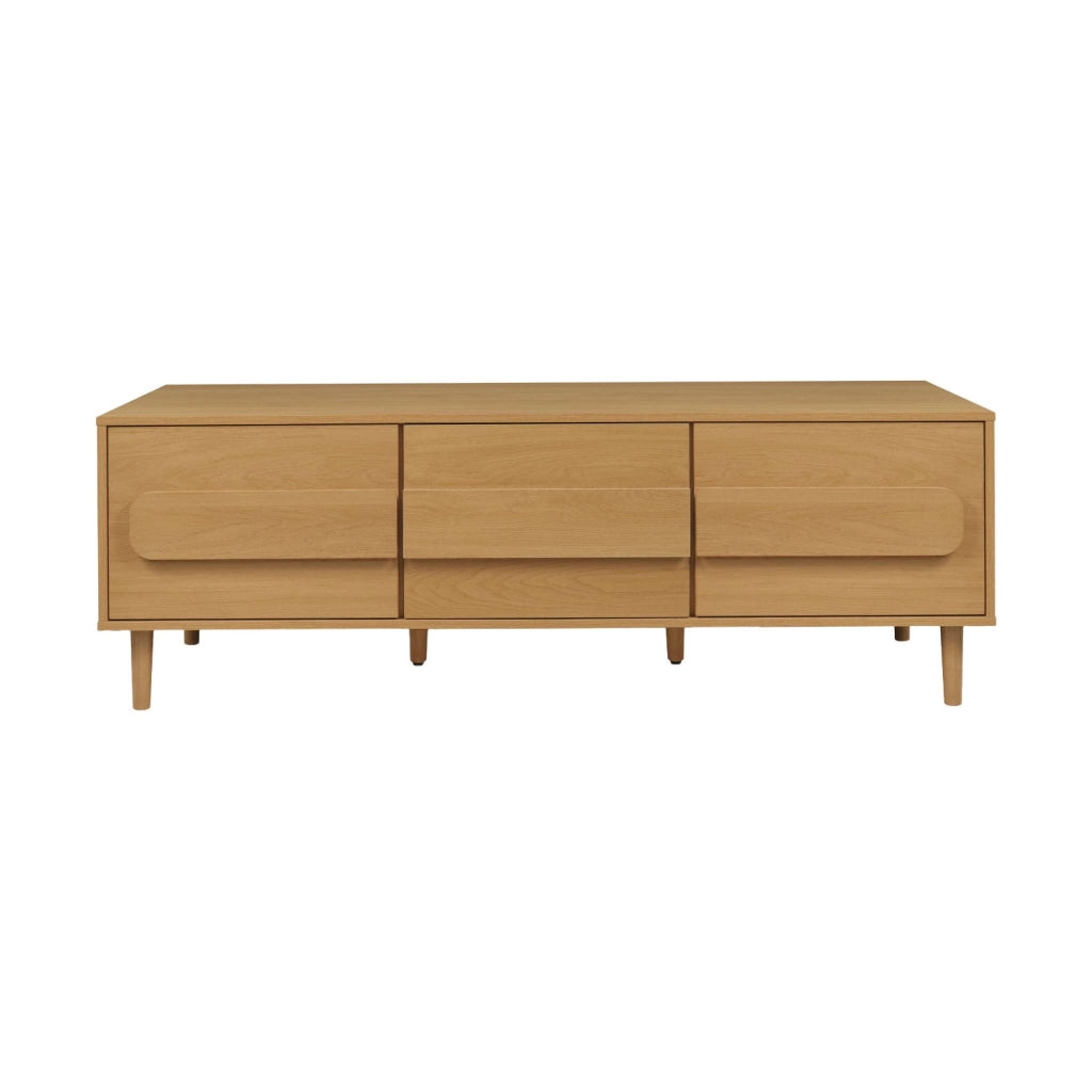 Mobile tv vintage effetto legno 3 ante 150cm