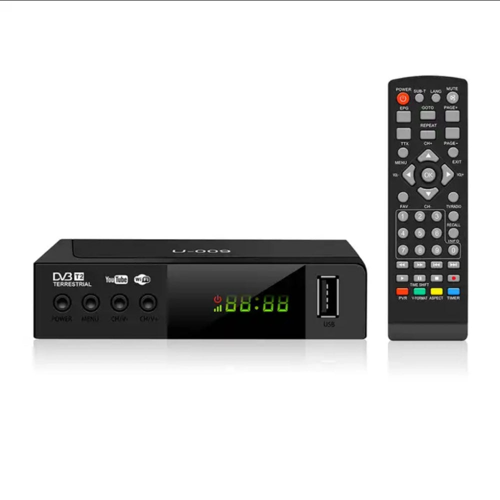 Trade Shop - Ricevitore Digitale Terrestre Decoder Tv Scart Mpman Dvb-t 2012 Telecomando Usb -