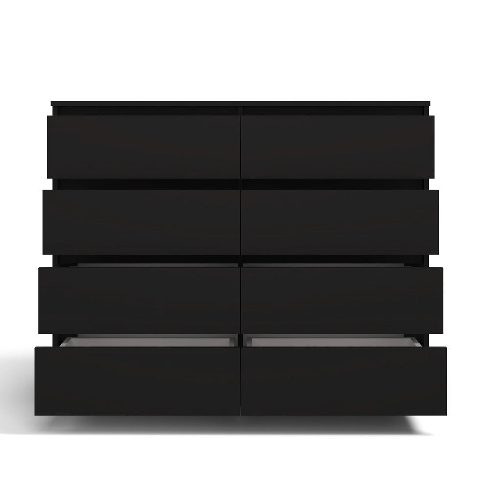 Cassettiera MALWA M8/120 nero per camera e soggiorno