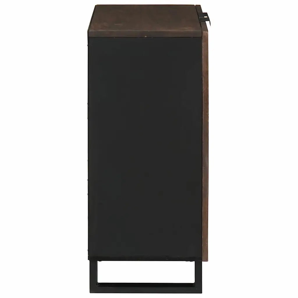 Credenza Marrone 60 x 33.5 x 75 cm Legno massello di mango