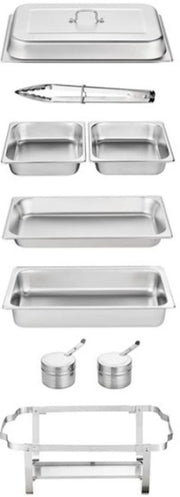 Buffet riscaldatore - 2 pezzi - Acciaio inossidabile - RVS