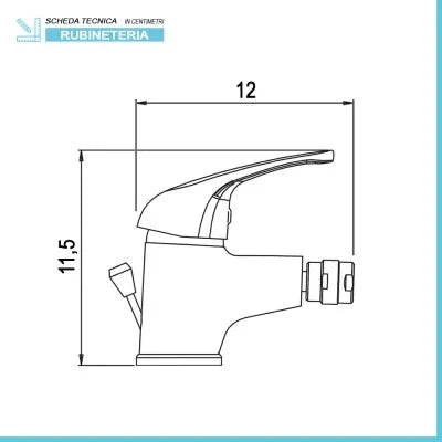 Set rubinetti lavabo bidet e vasca con kit doccia incluso Kant