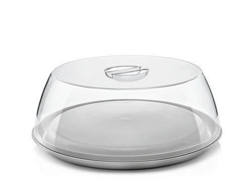 Guzzini portatorta in plastica base grigia Ø 33 cm