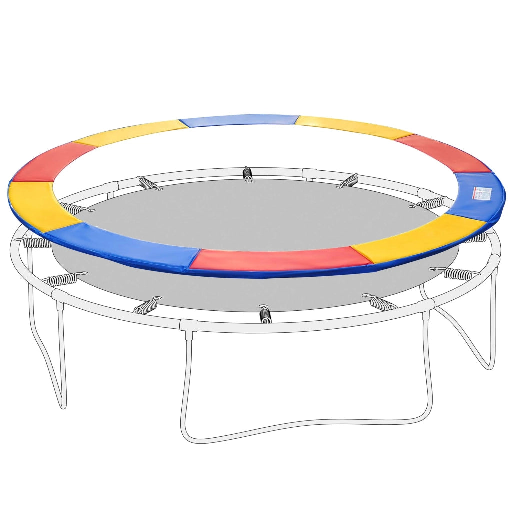 Copertura per Trampolino Elastico Rosso Giallo e Blu Ø244 cm