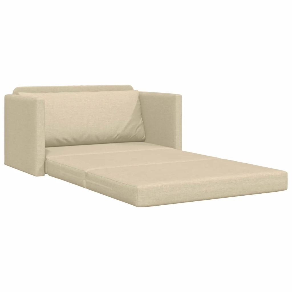 Divano letto | Sof¨¤ letto | Letto singolo 110cm Crema Tessuto