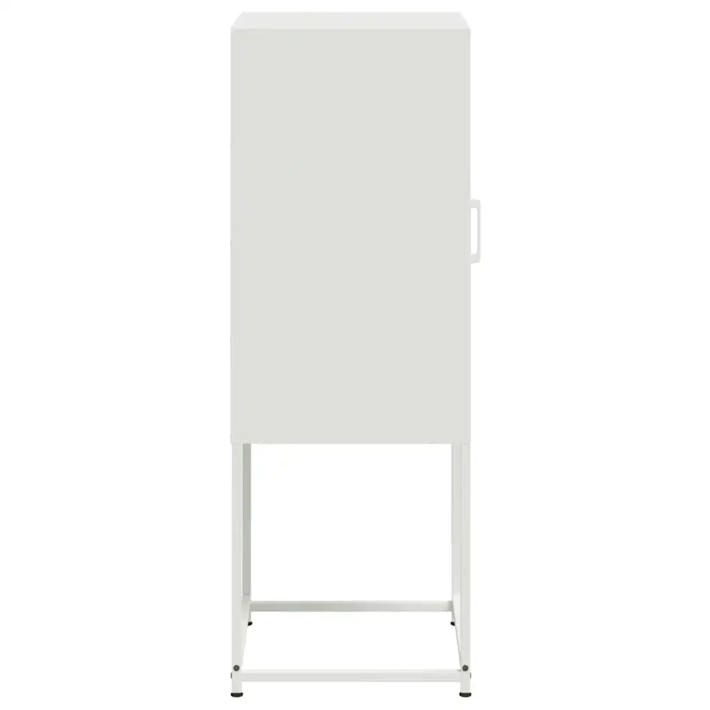 Credenza Bianca 36x39x107 cm in Acciaio 846535