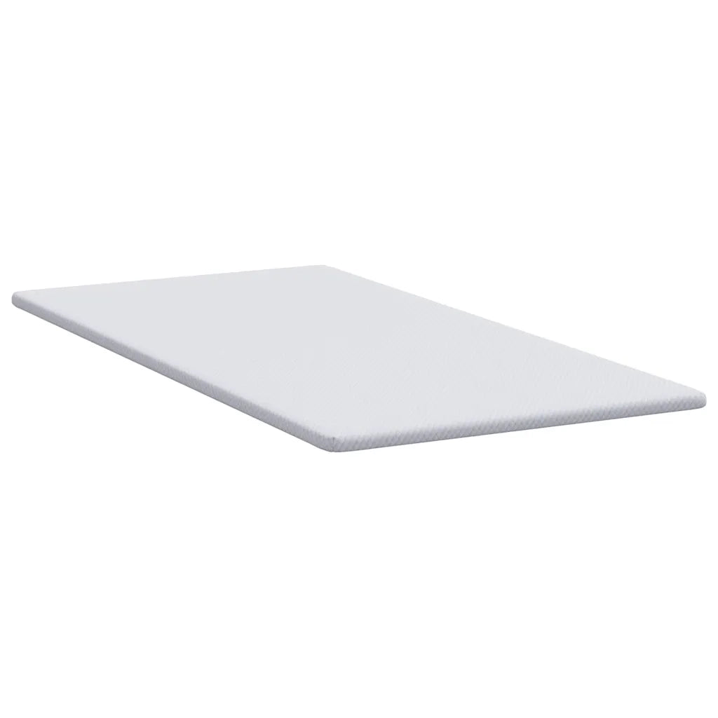 Topper per materasso Bianco 120 x 200 cm Tessuto Jacquard 4106214