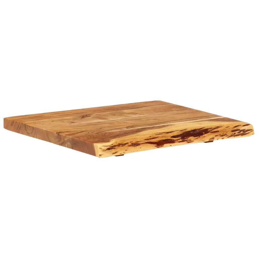 Piano per Lavabo Bagno in Massello di Acacia 58x52x3,8 cm 286318