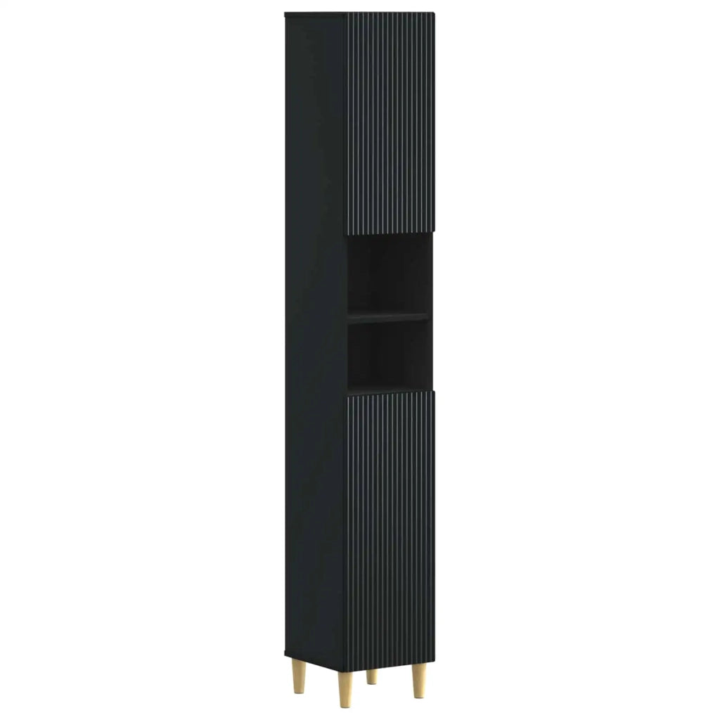 Set di armadietti da bagno in 3 pezzi ARNHEM Nero 3417442