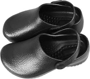 Scarpette da cucina estive - Antiscivolo - Comode e respiranti - Nero - Scarpe da lavoro - Sicurezza in cucina - Adatte per uomini - Libere dalla schiena...