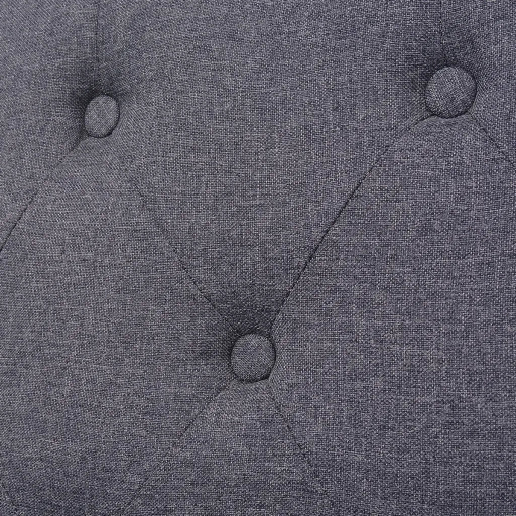 Divano | Divano da soggiorno | Sofa a 2 Posti in Tessuto Grigio