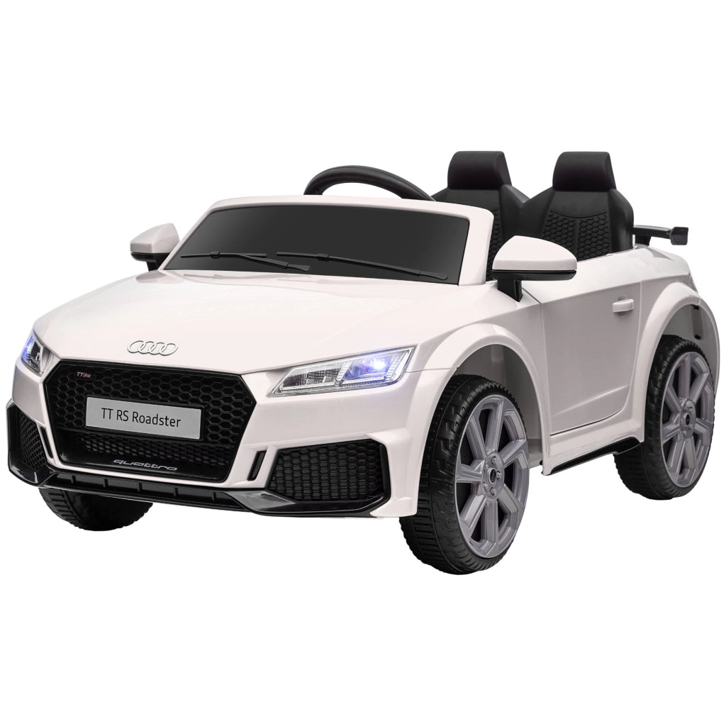 Auto elettrica per bambini Audi TT RS 12V ¨C Minimal ¨C Bianco