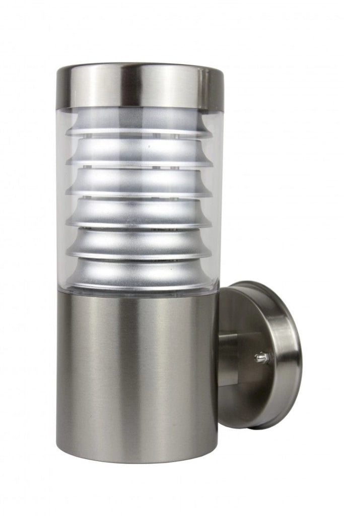 Applique esterna inox argento E27 IP44 SU-MA Joy 91063L